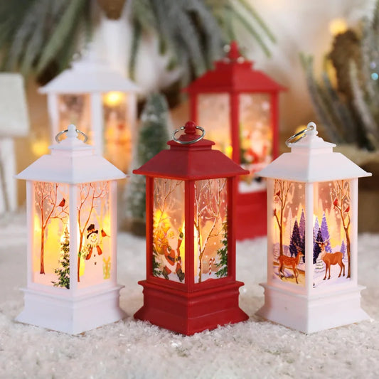 Christmas Table Lamp in Various Colors