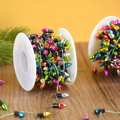 Colorful Light Bulb Garland