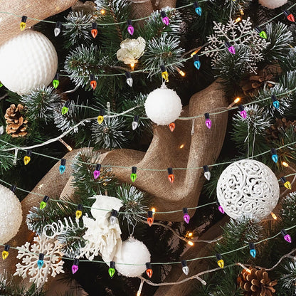 Colorful Light Bulb Garland