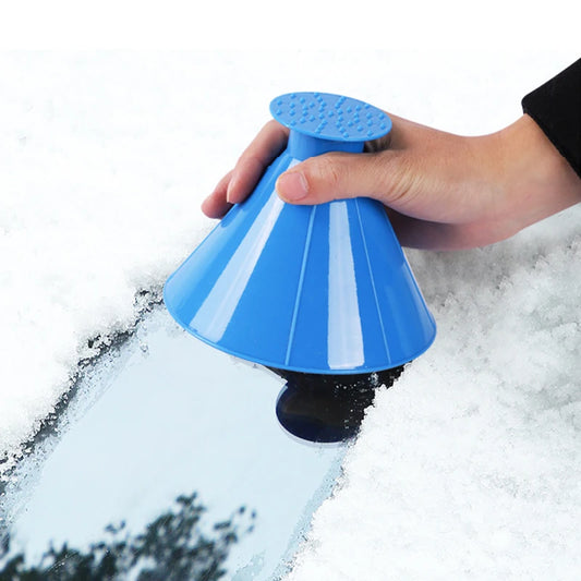 2 in 1 ice scraper and oil funnel